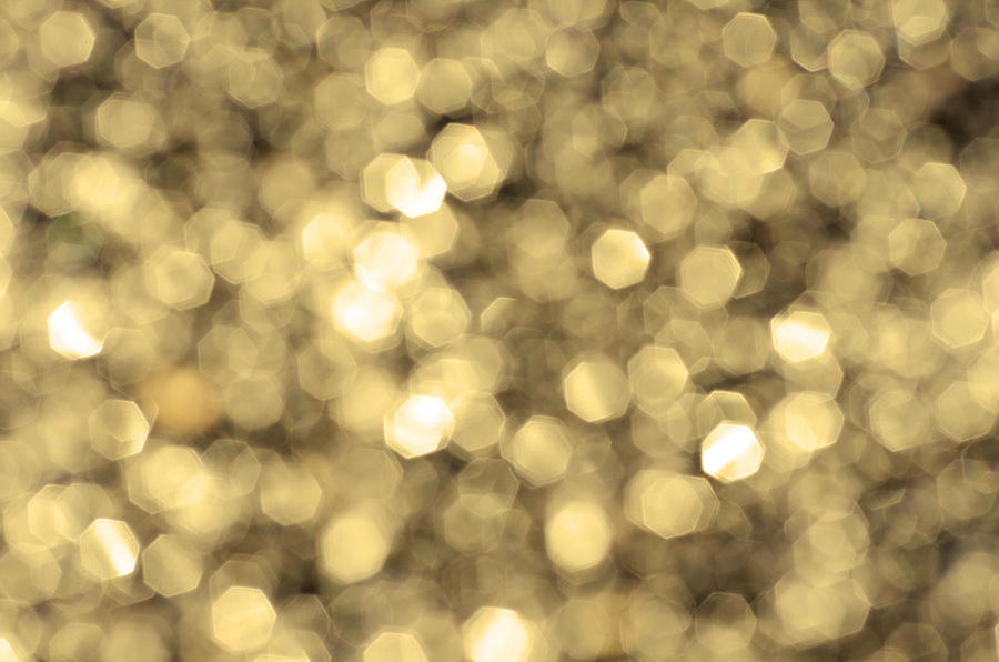 Abstract Lights golden Photograph by Margaret Pitcher