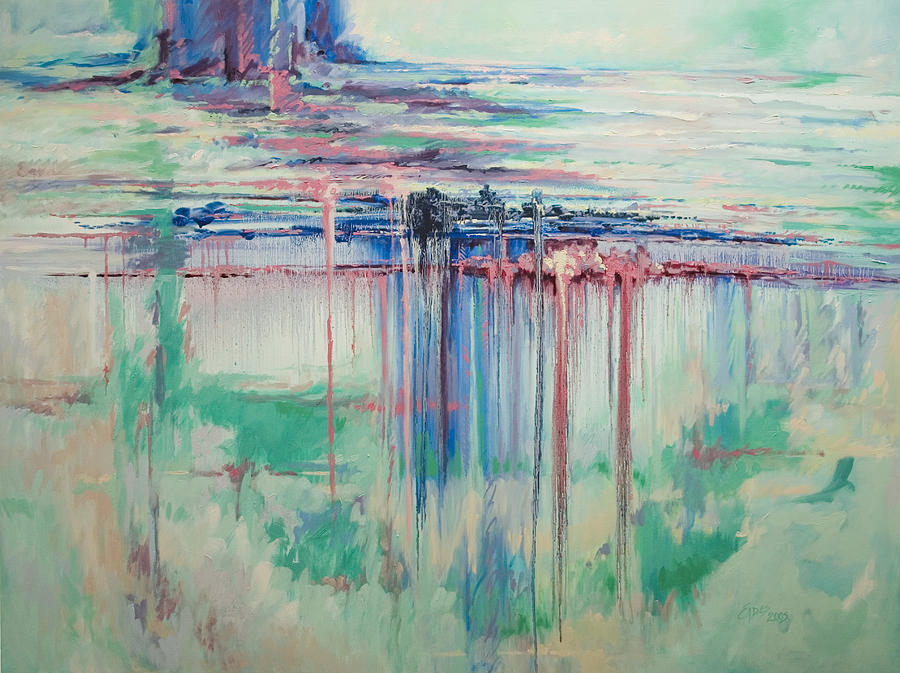 Abstract  Pastel Painting by Linda Eades Blackburn