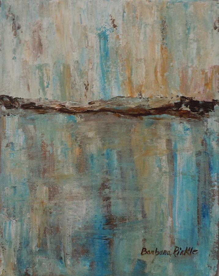 Abstract Reflections Painting by Barbara Pirkle