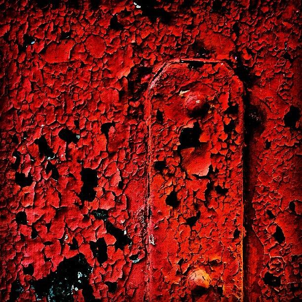 Abstract Photograph - Abstract Shot. #abstract #red #paint by Troy Thomas