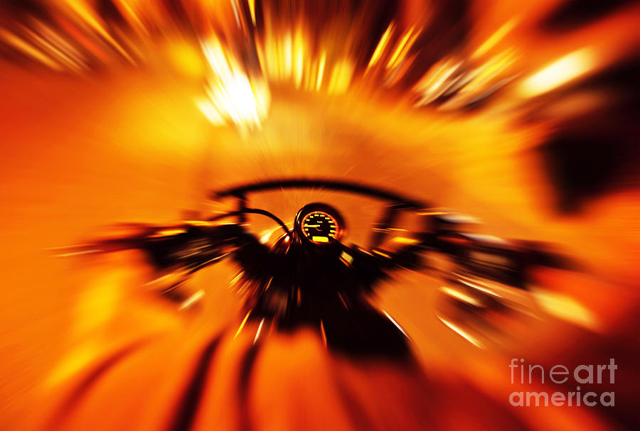 Abstract speed background Photograph by Anna Om