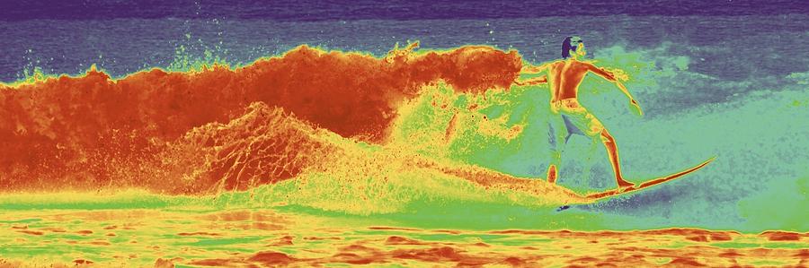 Abstract Surf Photograph by Billy Beck