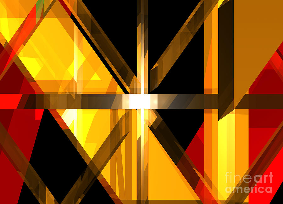 Abstract Tan 3 Digital Art by Russell Kightley