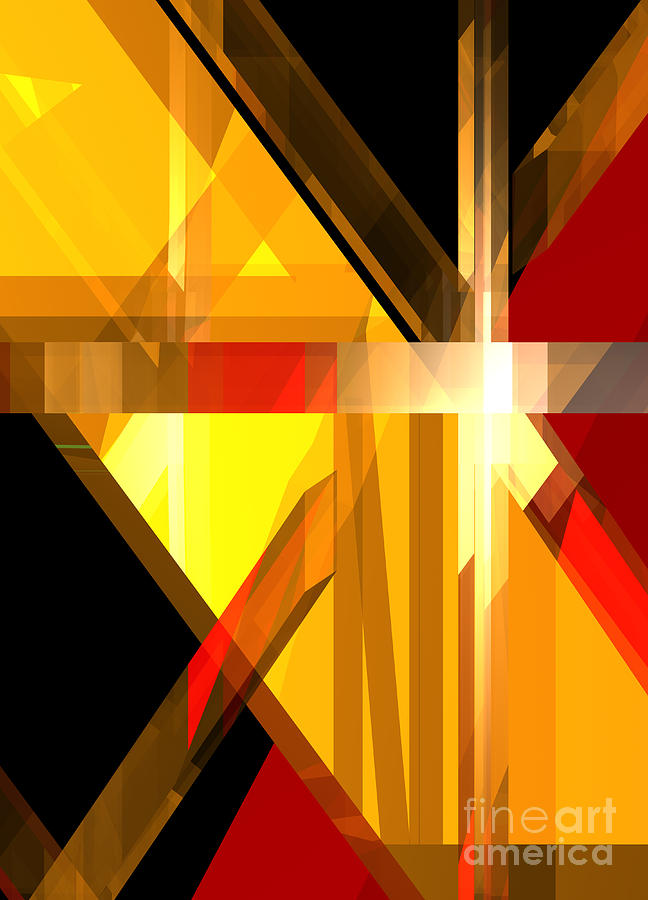 Abstract Tan 5 Digital Art by Russell Kightley