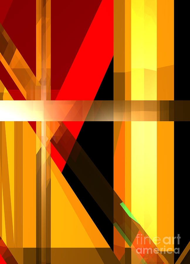 Abstract Tan 6 Digital Art by Russell Kightley