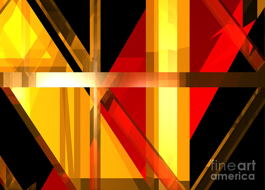 Abstract Tan 7 Digital Art by Russell Kightley