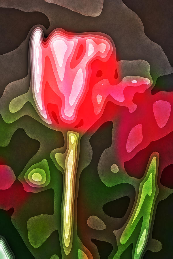 Abstract Tulips Photograph by David G Paul