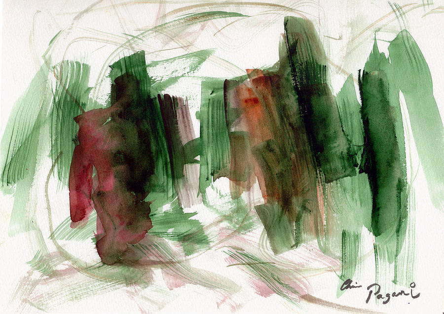 Abstract Watercolor 51 Painting by Chriss Pagani