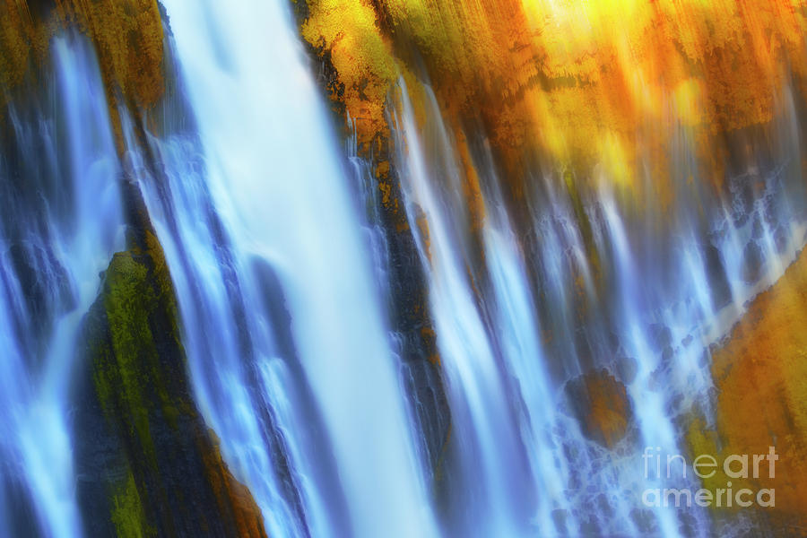 Waterfall Photograph - Abstract Waterfalls by Keith Kapple