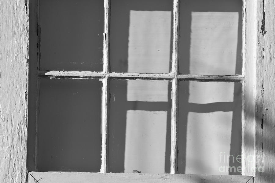 Abstract Window in Light and Shadow Photograph by David Gordon