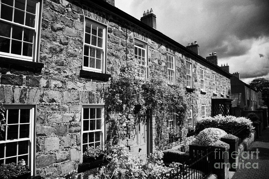 Architecture Photograph - Academy Street In 18th Century Gracehill Village A Moravian Settlement In County Antrim Ireland by Joe Fox