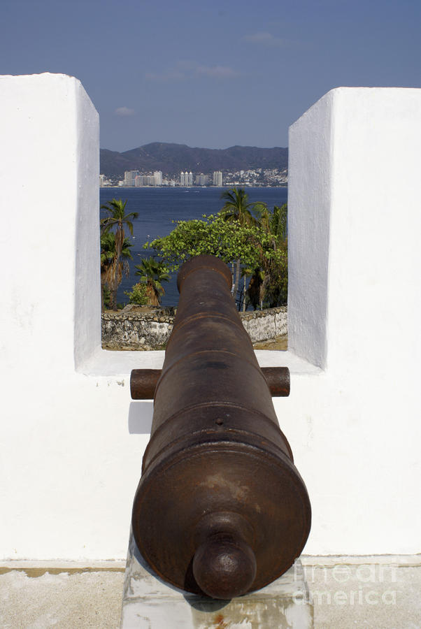 Mexico Photograph - Acapulco Cannon by John  Mitchell