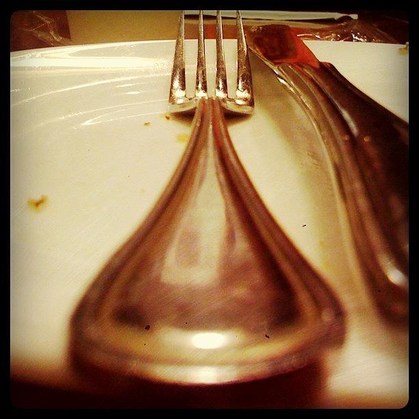 Fork Photograph - Ace Of Meals by Oliver Kuy