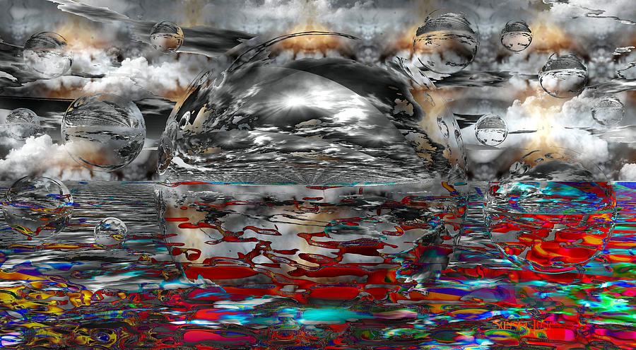 Acid Rain- Digital Art by Robert Orinski