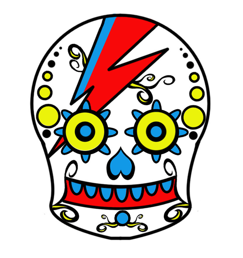 Skull Digital Art - Acid Ziggy by Sugar Skull