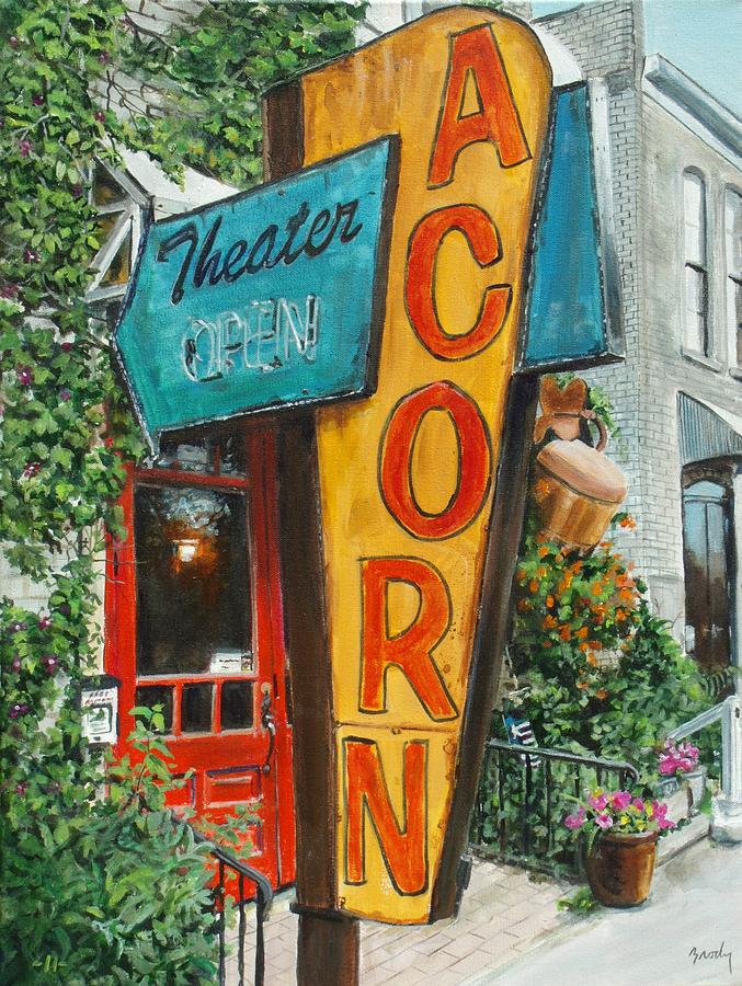 Acorn Theater Painting by William Brody