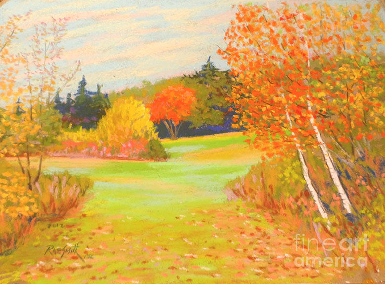 Across the road Pastel by Rae  Smith PSC