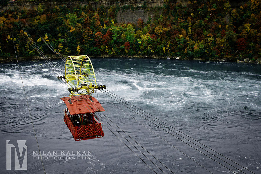 Cable Car Photograph - Across the wirlpool by Milan Kalkan Cable Car Photograph - Across the wirlpool by Milan Kalkan