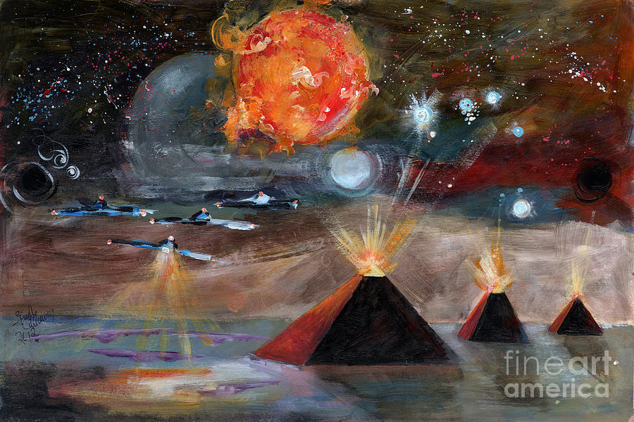 Space Painting - Activation by Ginette Callaway