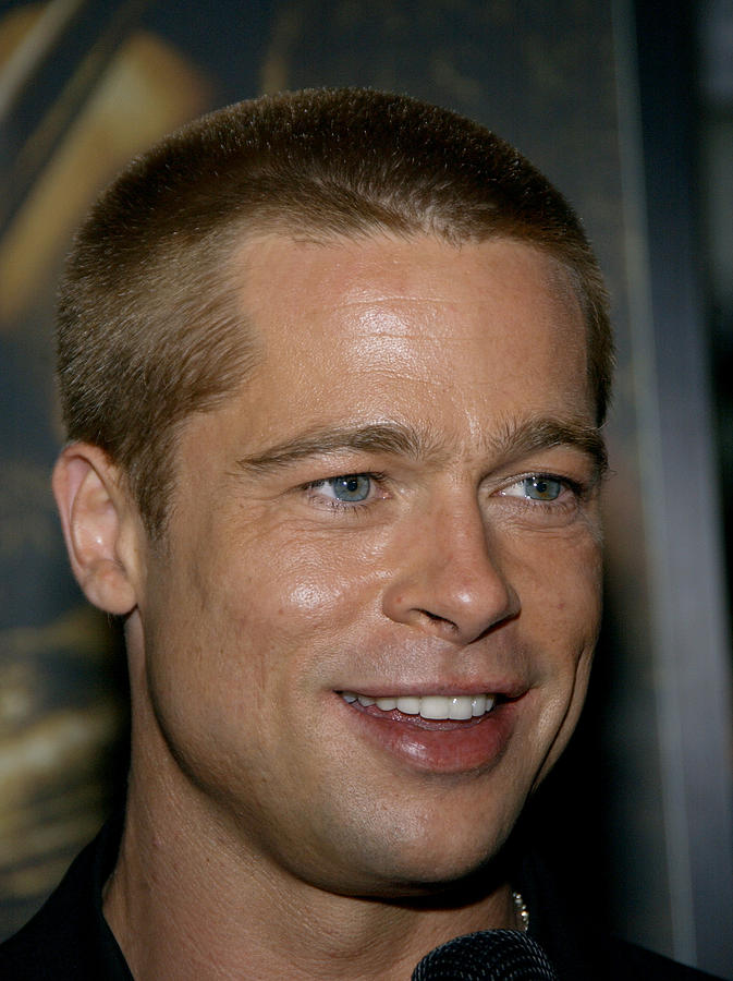 Actor Brad Pitt Attends The U.s Photograph by Everett