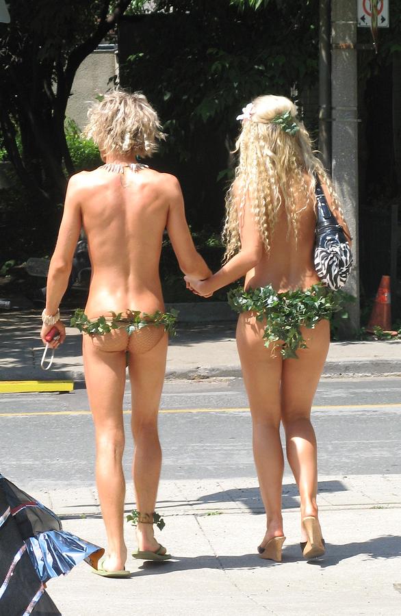 Adam and Eve in Toronto Photograph by Alfred Ng