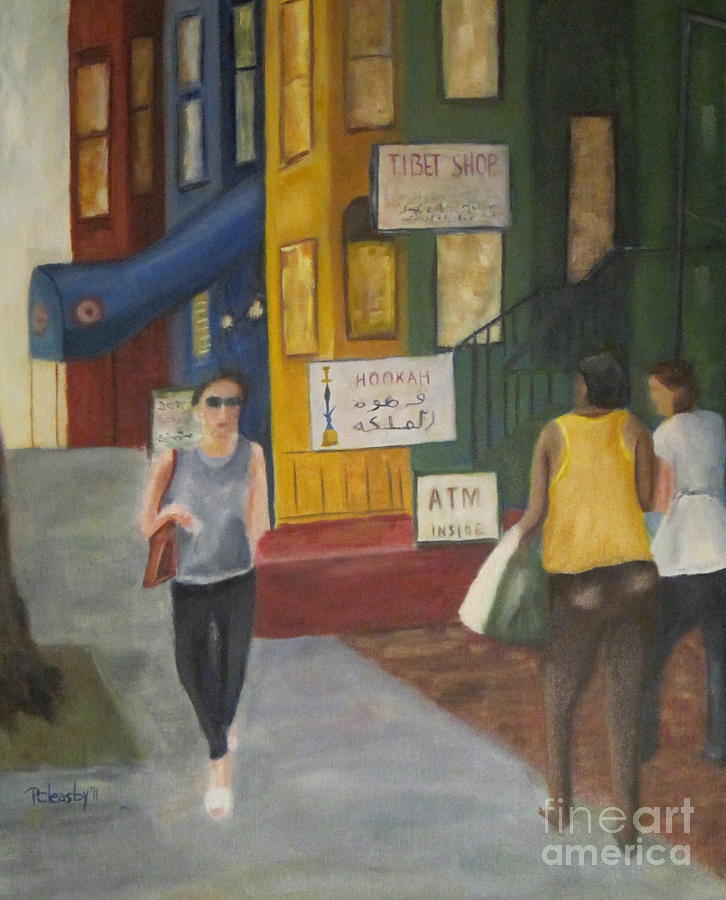 City Painting - Adams Morgan  by Patricia Cleasby