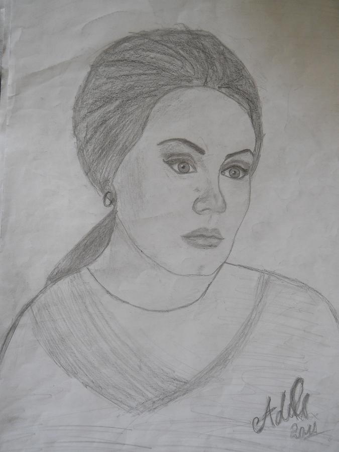 Adele Drawing by Isabela B