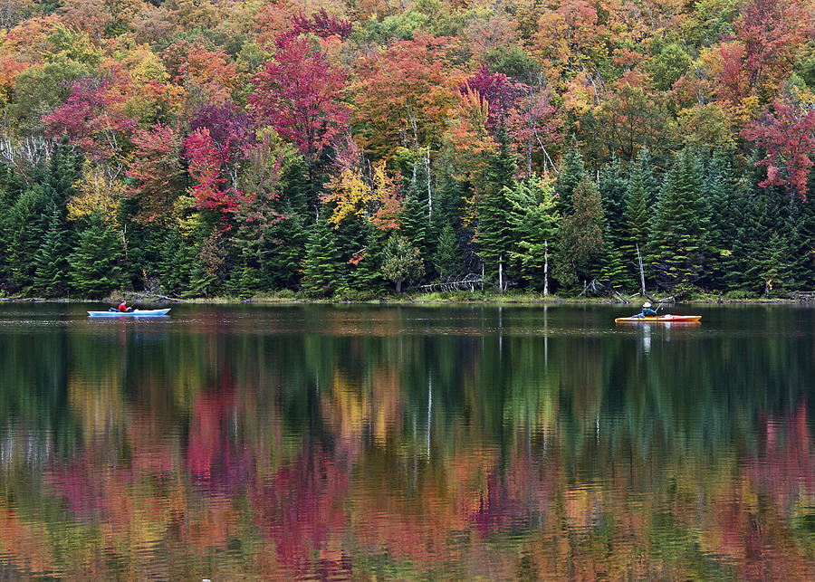 Adirondack Park Autumn - Heart Lake Photograph by Brendan Reals | Fine ...