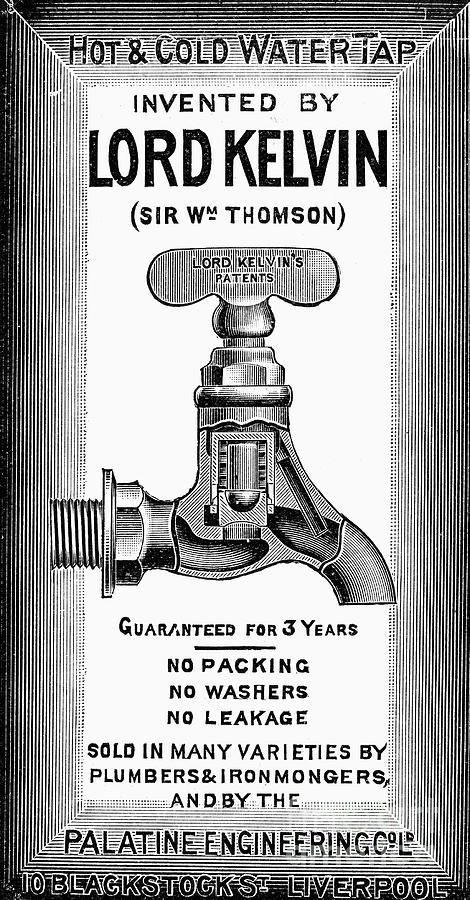 Ads: Plumbing, 1897 Photograph by Granger