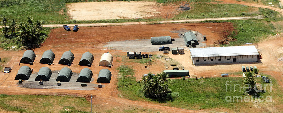 Aerial Overview Of The 554th Red Horse Photograph by Stocktrek Images ...