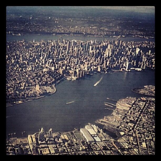 New York City Photograph - Aerial View Of #mahattan  Theres No by Abdiel Munoz