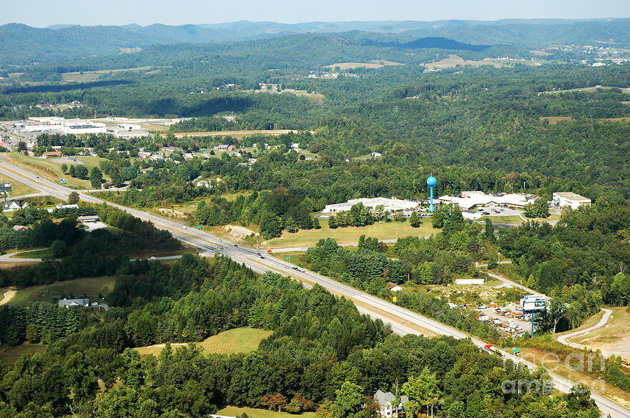 Aerial View Summersville West Virginia Photograph