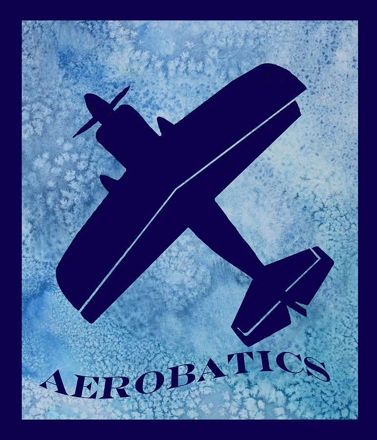 Aerobatics Digital Art - Aerobatics by Jenny Armitage