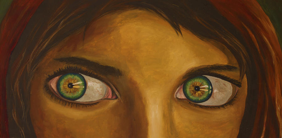 Afghan Eyes Painting by Leah Saulnier The Painting Maniac