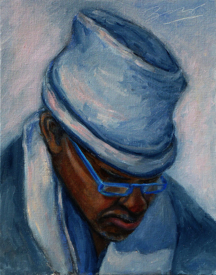African American 1 Painting by Xueling Zou