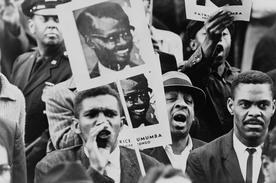 African American Men At A Black Muslim Photograph by Everett - Fine Art ...