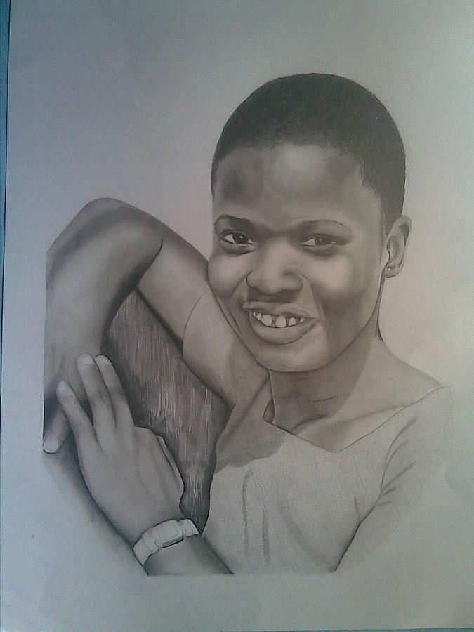 African Smile Drawing by Edward Onsoh - Fine Art America