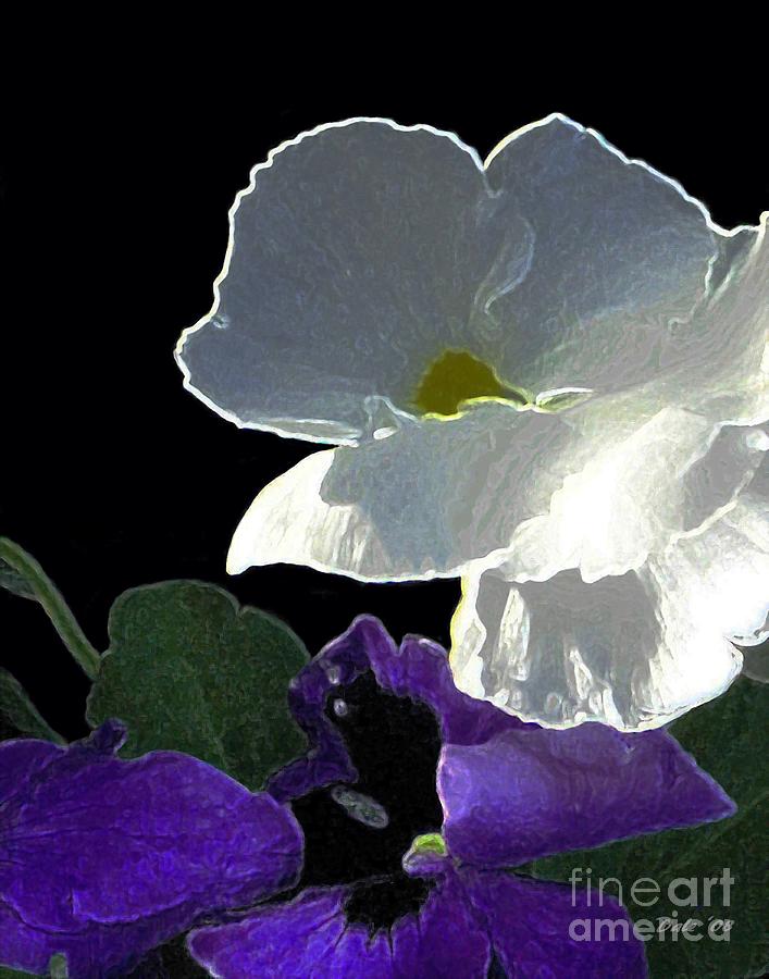 African Violets Digital Art by Dale   Ford