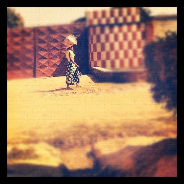 Africa Photograph - African Woman #africa #road by Chloé Tbf