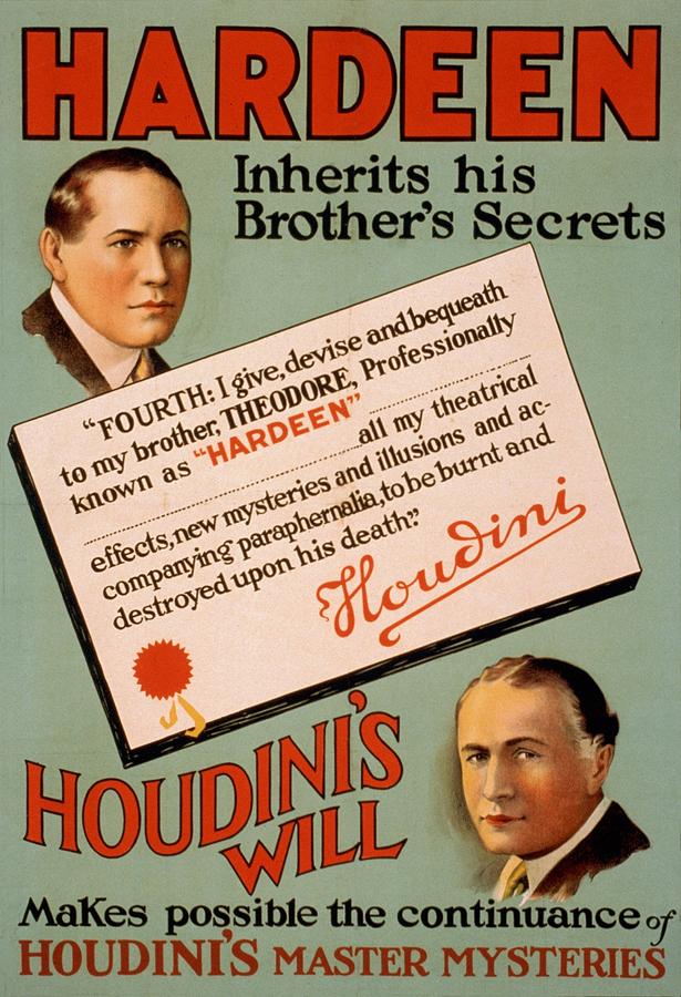 harry houdini death pictures