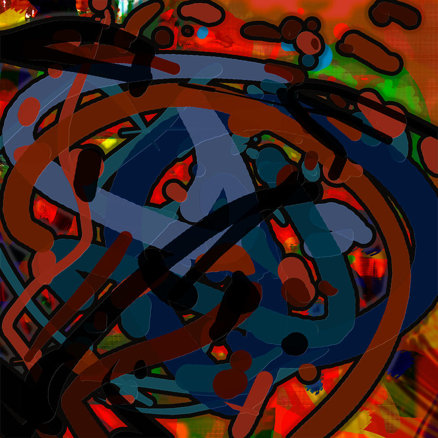 Abstract Digital Art - After The Migraine by James Thomas