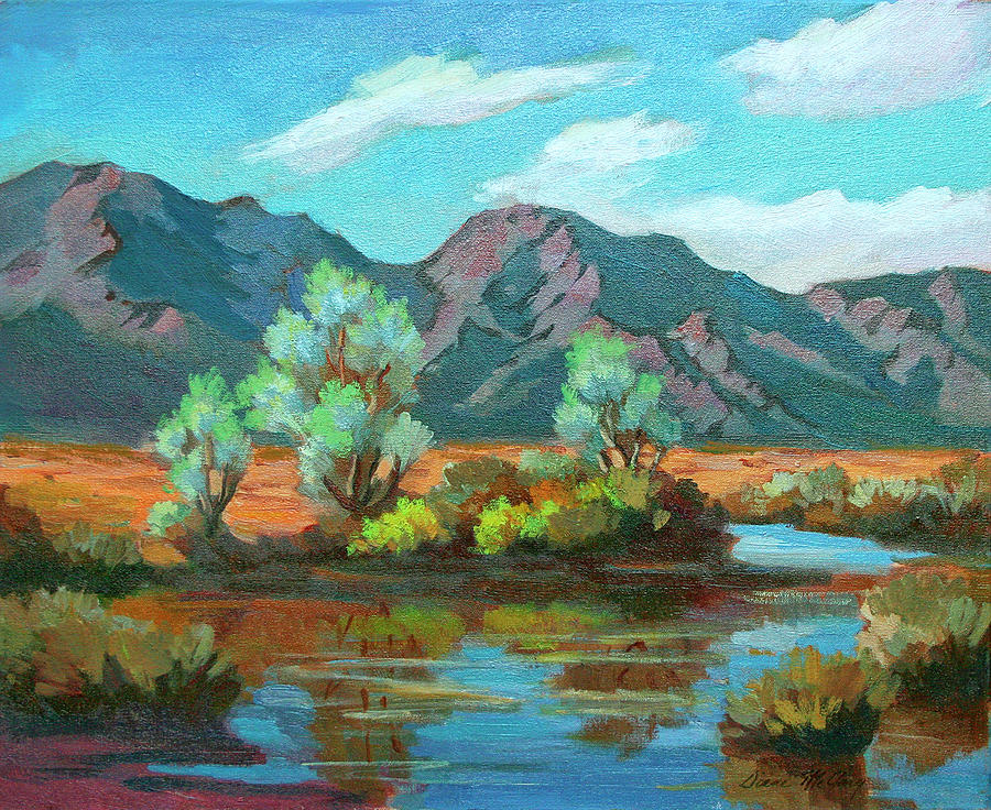Mountain Painting - After the Rain by Diane McClary