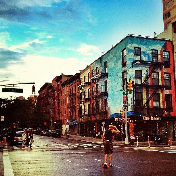 New York City Photograph - After the Rain in the East Village - New York City by Vivienne Gucwa