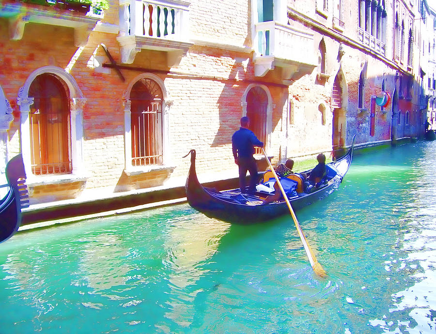 Afternoon in a Gondola Photograph by Christiane Kingsley