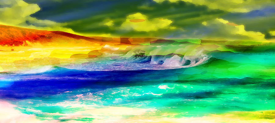 Landscape Digital Art - Afternoon Seascape by Phill Petrovic