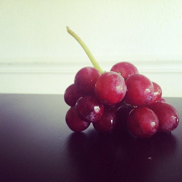 Grape Photograph - Afternoon Snack :) by Zoe Sutter