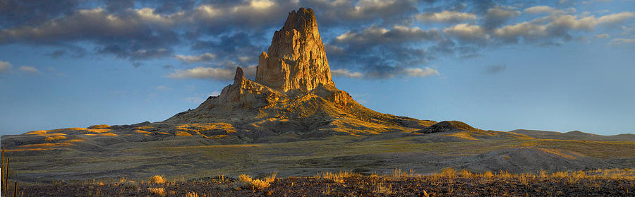 Agathla Peak The Basalt Core Of An Photograph by Tim Fitzharris
