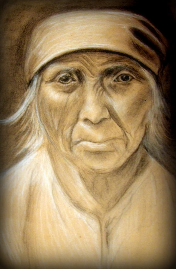 Portrait Drawing - Aged to Perfection by Linda Nielsen