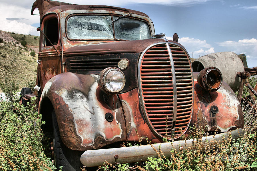 Truck Photograph - Aged Truck by Donald Tusa