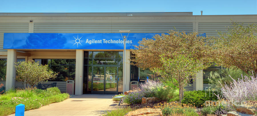 Agilent Technologies Bldg Main Entrance Photograph by Harry Strharsky